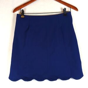 Crescent Cobalt Blue‎ Elegant Classy Mini Skirt M